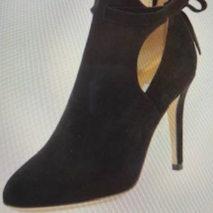 Jimmy Choo Marina black suede bootie, 6.5